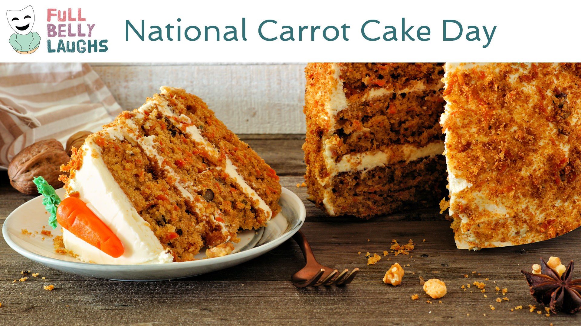 National Carrot Cake Day 2024 - gayle joanna